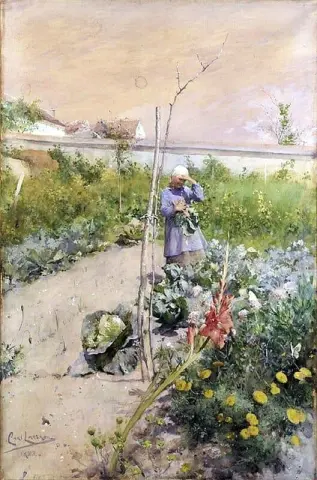 Keittiön puutarhassa 1883