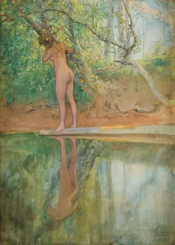 Leontine Nude By The Beach