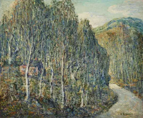 Bosque de abedules Hacia 1919