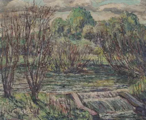Little Dam Norfolk Connecticut ca. 1935