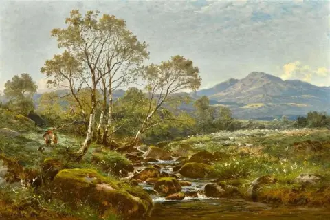 山间溪流 1884
