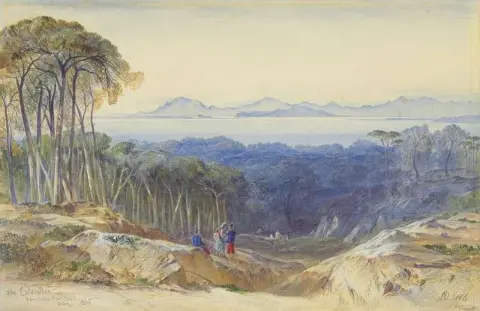 Esterellene fra nær Antibes Frankrike 1865 1876