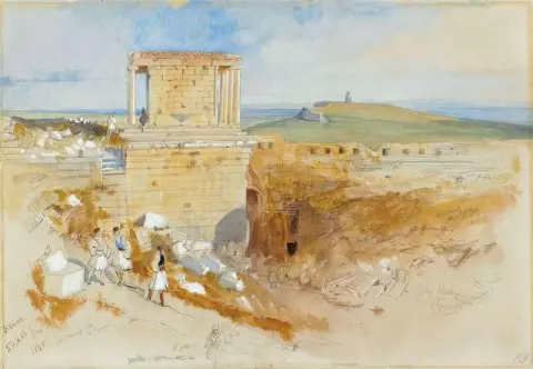 Templet til Nike Apteros Athen 1848