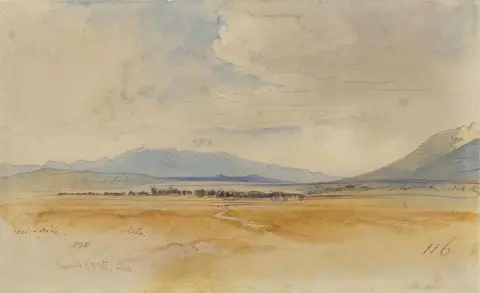Tusentals getter nära Thebe 1848