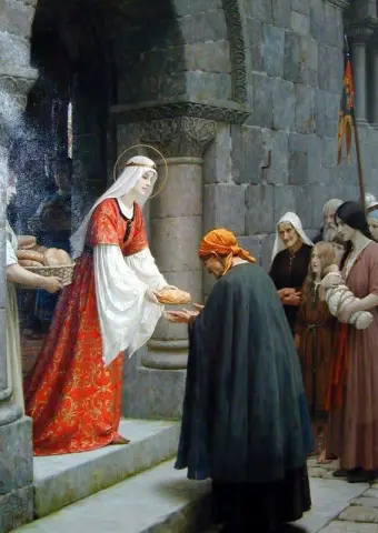 La Caridad de Santa Isabel de Hungría 1915