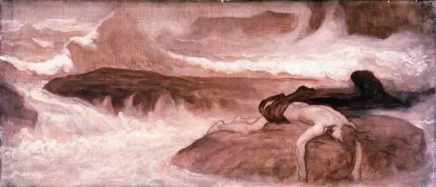 La muerte de Leander Ca. 1887