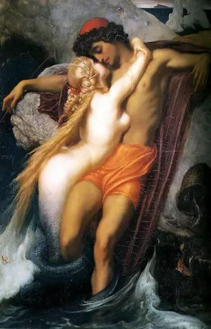 El pescador y la sirena 1856-58