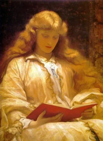 La doncella del cabello dorado Ca.1895