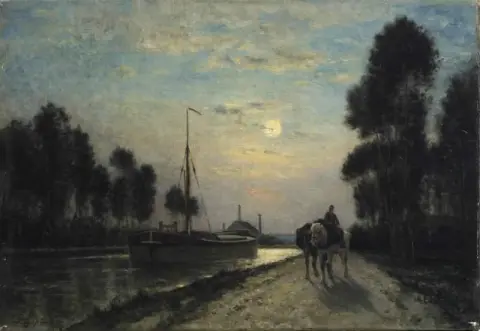 Канал Урк. Тропа с эффектом луны, около 1876-82 гг.