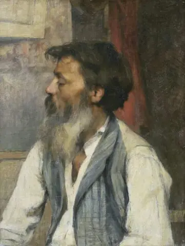 Portrett av en mann ca. 1881