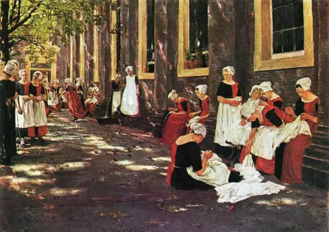 دير هوف دي وايسنهاوسز في أمستردام 1881-82