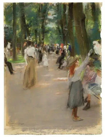 Papageienallee Im Zoologischen Garden i Amsterdam 1901