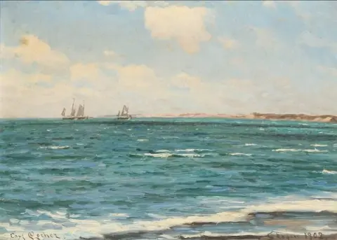 Navi al largo di Skagen 1902