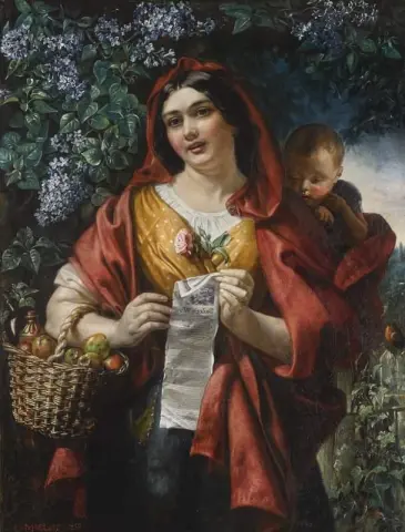 The Ballad Seller 1858