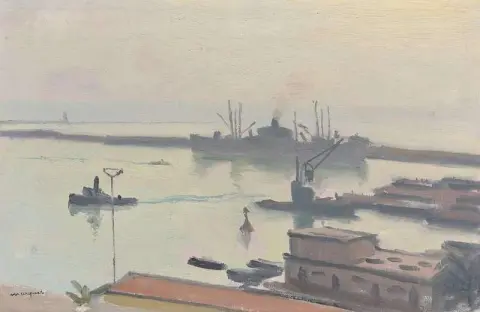 알제 위의 핑크 안개(1944-45년)