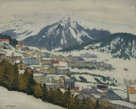 1936년 눈 속의 다보스