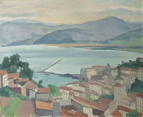 맑은 날씨의 도시 1925