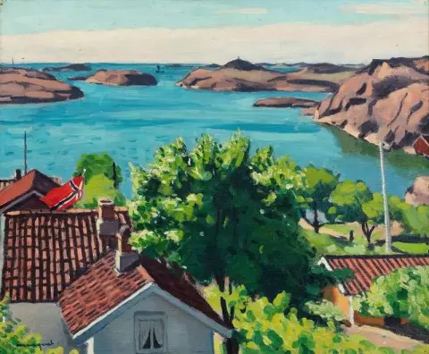 Paesaggio Hesnes Norvegia