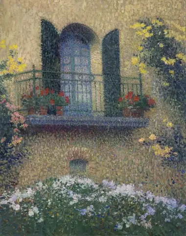 A varanda de Jaurès, ca. 1915