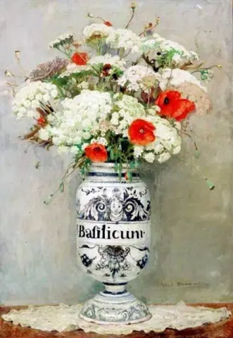 Stilleben med blomster