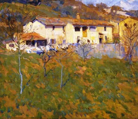 مزرعة على جانب الطريق كاليفورنيا 1908