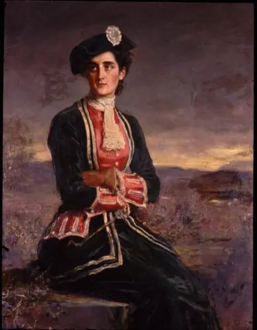 Portrait Of Diana Vernon 1880