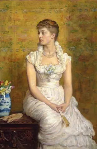 Portrait Of Lady Campbell Nee Nina Lehmann 1884