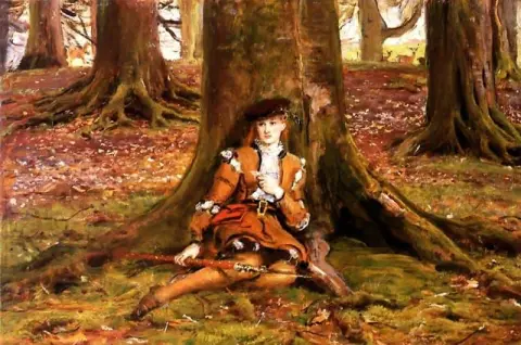 Rosalind na floresta, cerca de 1868-70