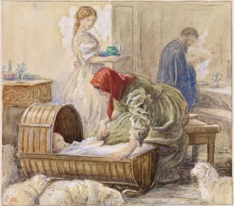 Os pescadores da pomba, de Harriet Martineau - Farmer Chell S Kitchen 1862