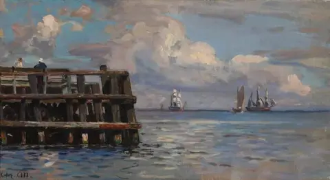 Navi A Vela Dal Molo Di Dragor