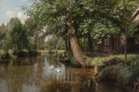 Punting On The River 1914