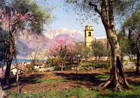 St. Andrea Church In Torbole 1909