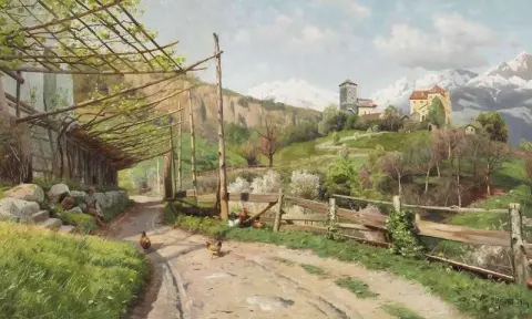 Summer Day In The Mountains At Meran