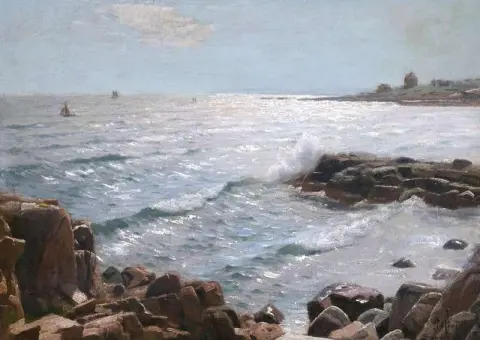 Sunlight On The Coast Sandvig 1918