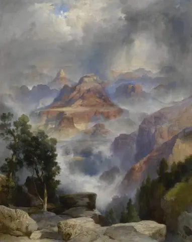 Дождливый день, Гранд-Каньон, 1919 год.