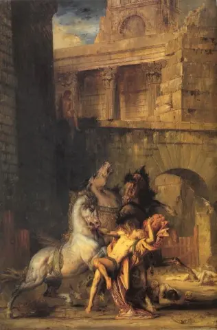Diomède dévoré par ses chevaux