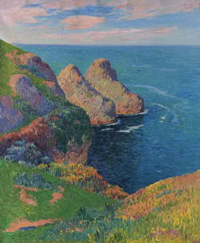 Kalliot meren rannalla 1895