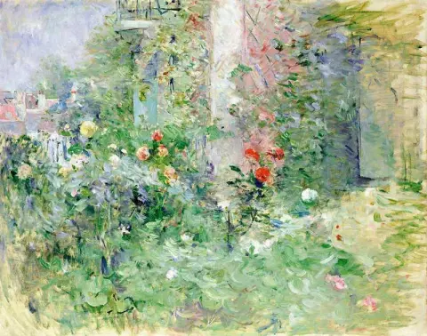 Puutarha Bougivalissa 1884