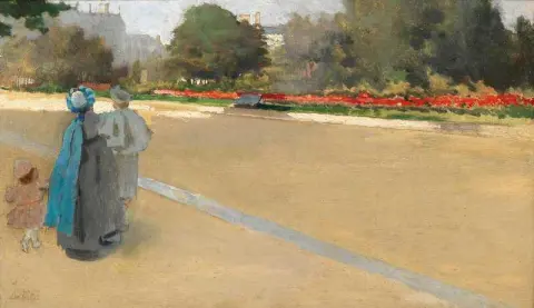 Paris A Promenade In The Bois De Boulogne