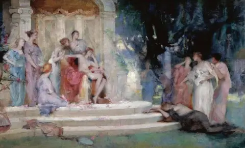 Luonnos psyykelle ennen Venuksen valtaistuinta 1892