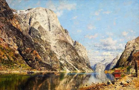 Norwegian Fjord Landscape