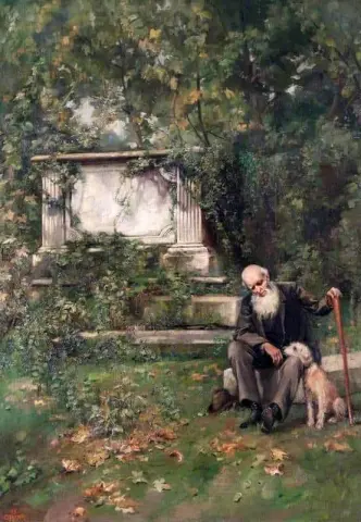 Scena del cimitero 1886-1917