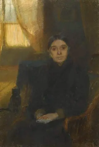Retrato de Annie Jane Osborne, a mãe do artista, 1892