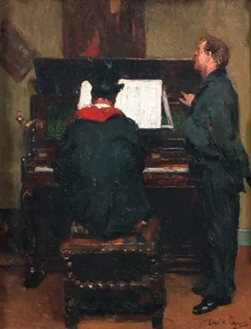 Музыкант-художник 1874 г.