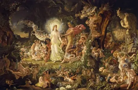 The Quarrel Of Oberon And Titania 1849