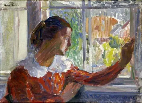 Ragazza Alla Finestra