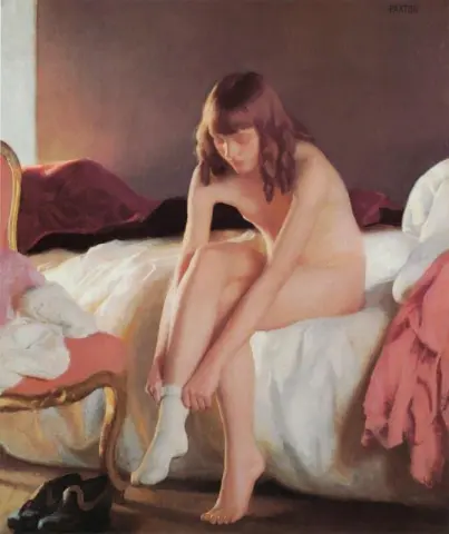 Nude On Bed
