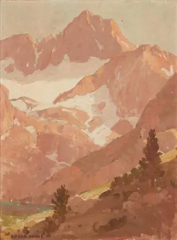 Glaciers And Mountains In The Sierras
