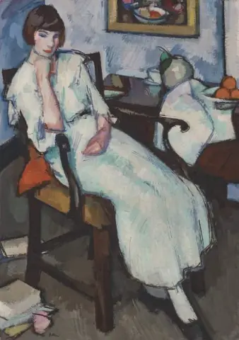 白衣少女 约 1922 年
