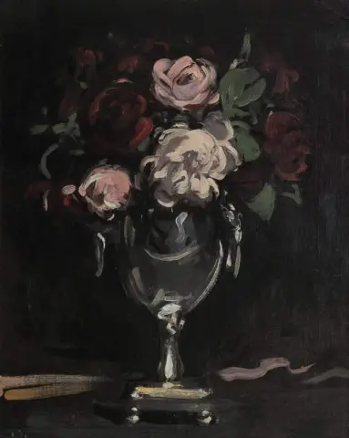 Peoner i en sølvvase ca. 1897